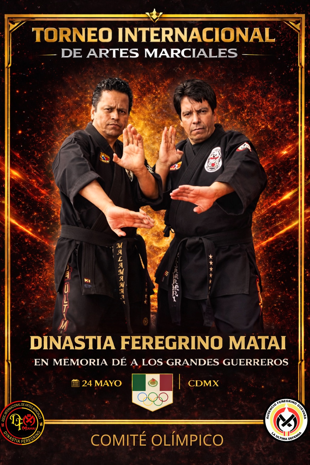 Cartel de Torneo Internacional de Artes Marciales y Deportes de Contacto 2026
